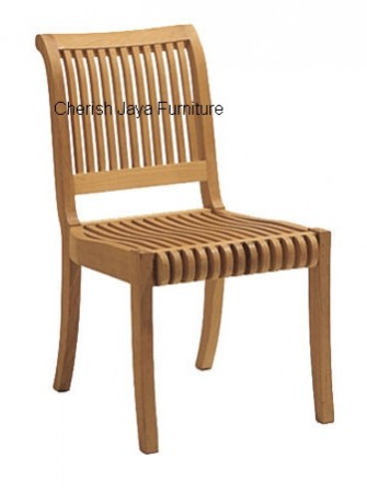Castle Dining armless Chair  Size: H=89 x D=56 x W=51 cm Wood: Solid Teakwood